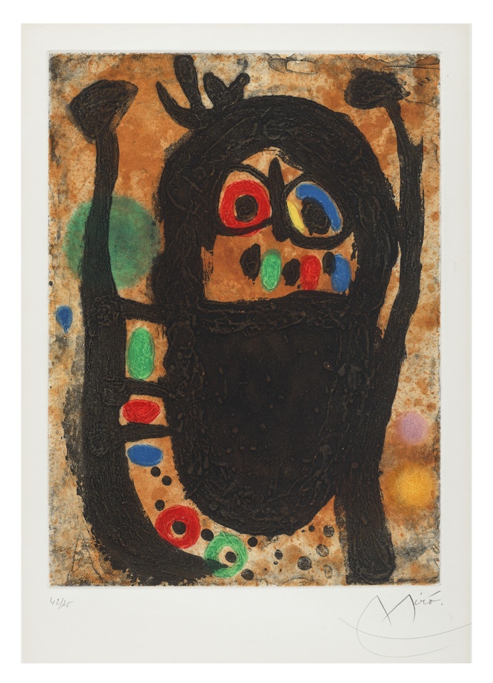 La Femme aux bijoux by Joan Miró