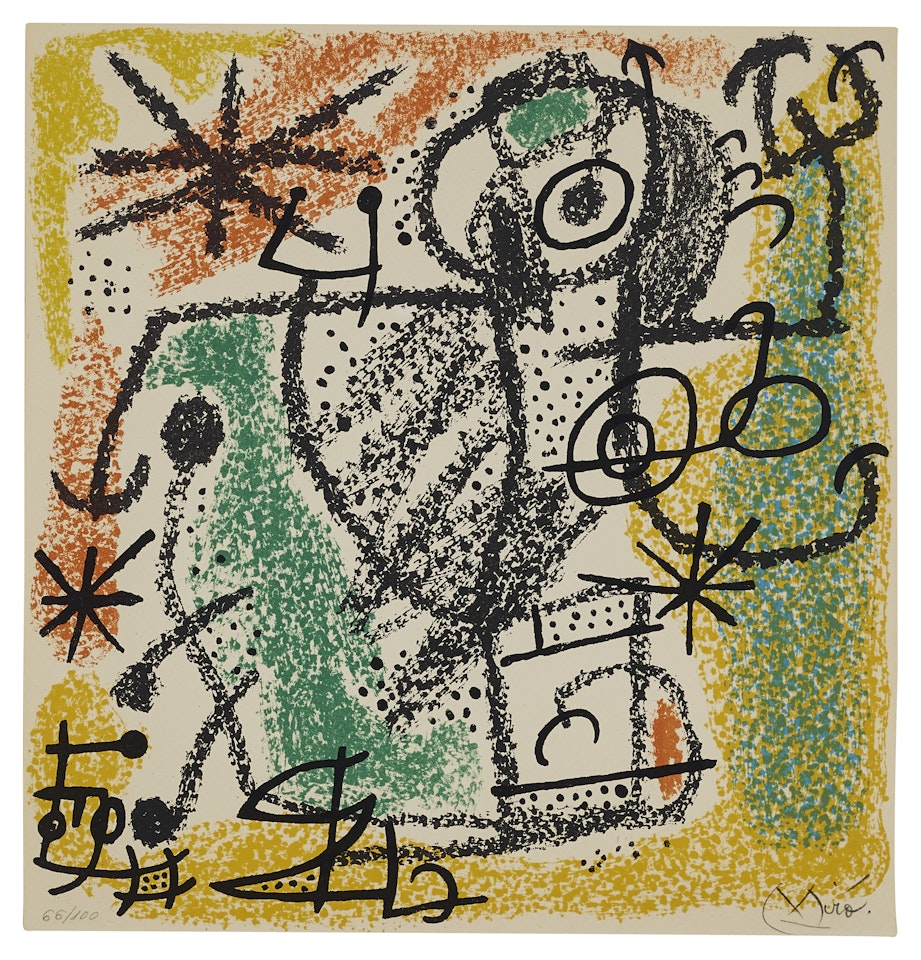 Les essencies de la terra: one print; Les essencies de la terra : one print by Joan Miró