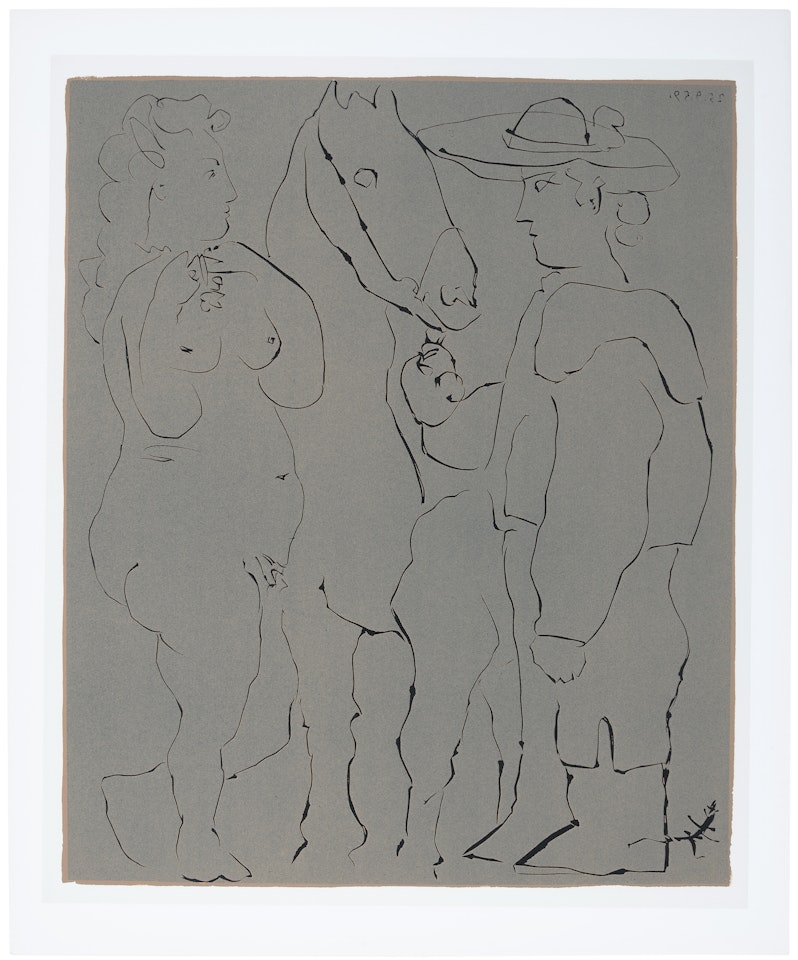 Picador, Femme et Cheval by Pablo Picasso