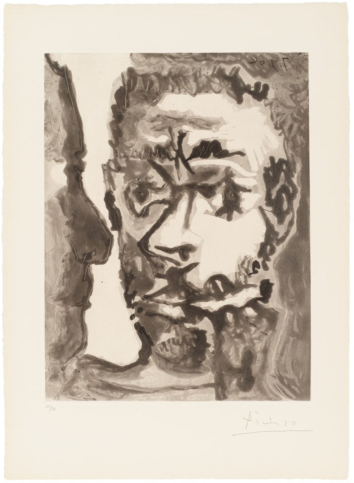 Fumeur avec un homme (Smoker with a Man) by Pablo Picasso