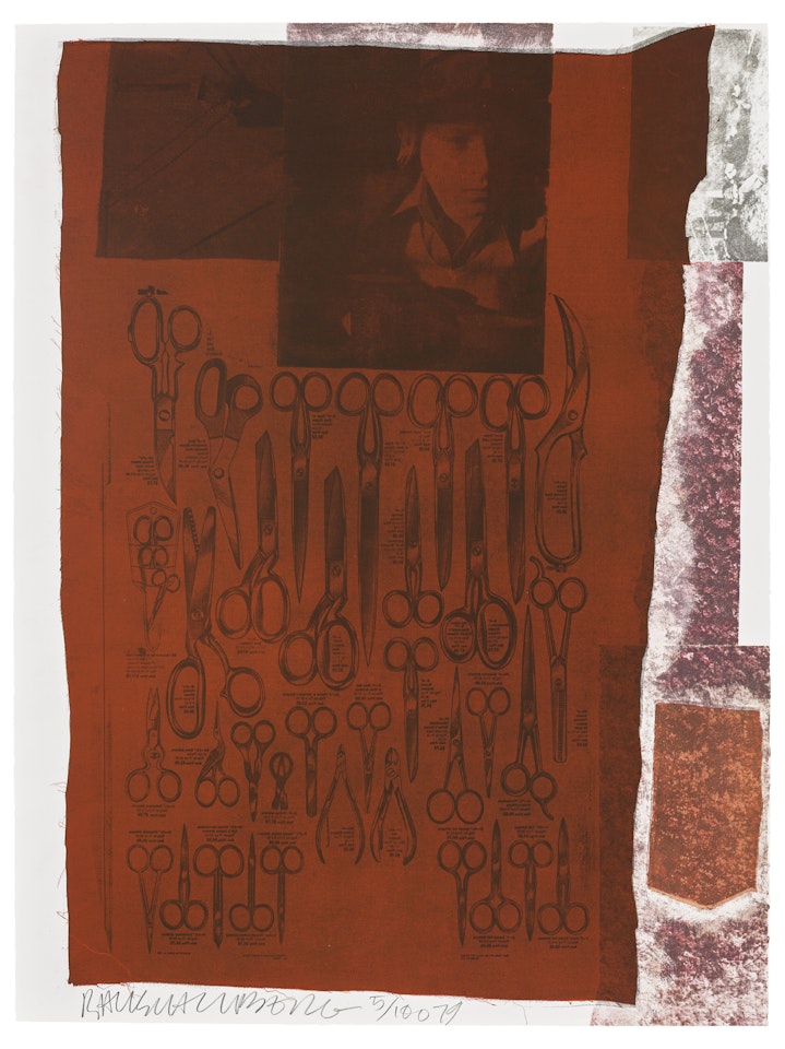 More Distant Visible Part of the Sea by Robert Rauschenberg