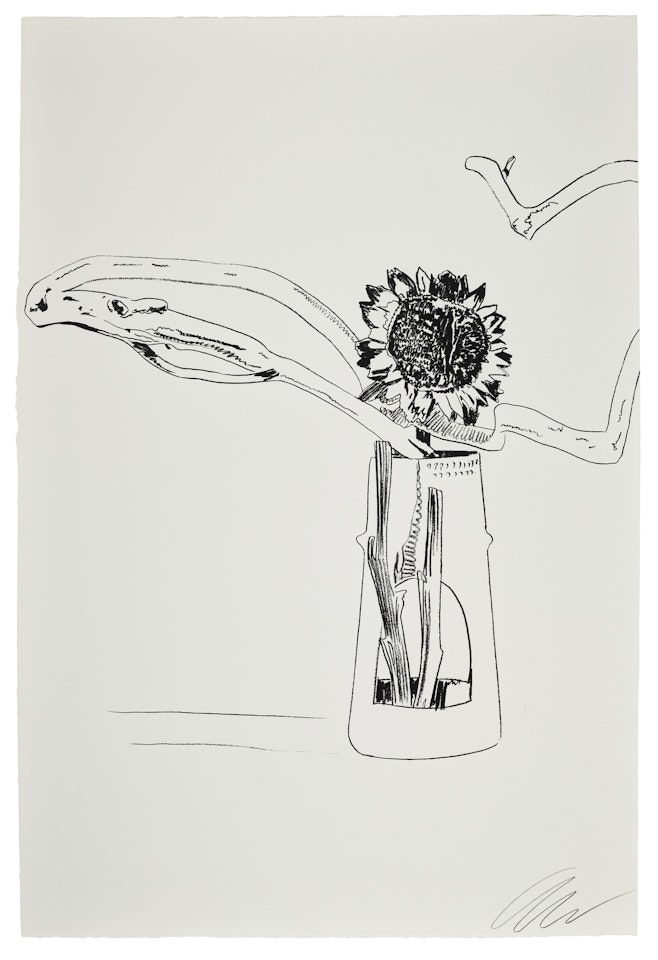Flowers (Black and White): one print; Flowers (Black and White) : one print by Andy Warhol