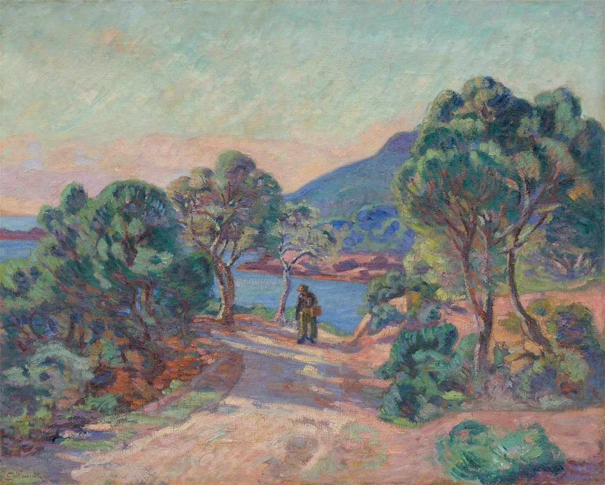 ”La Baie d"Agay” by Armand Guillaumin