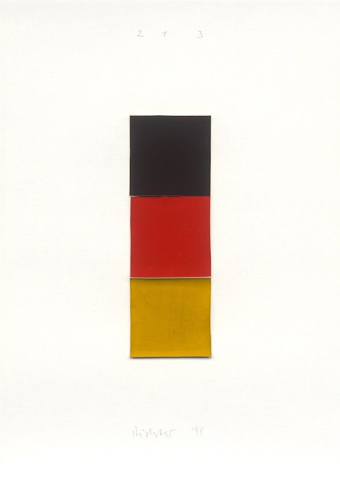 ”Schwarz Rot Gold I” by Gerhard Richter