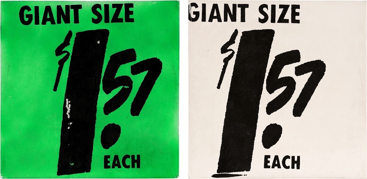 ”$1.57 Giant Size” by Andy Warhol