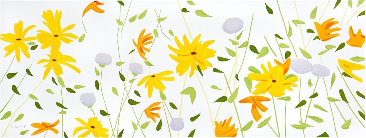 ”Summer Flowers” by Alex Katz
