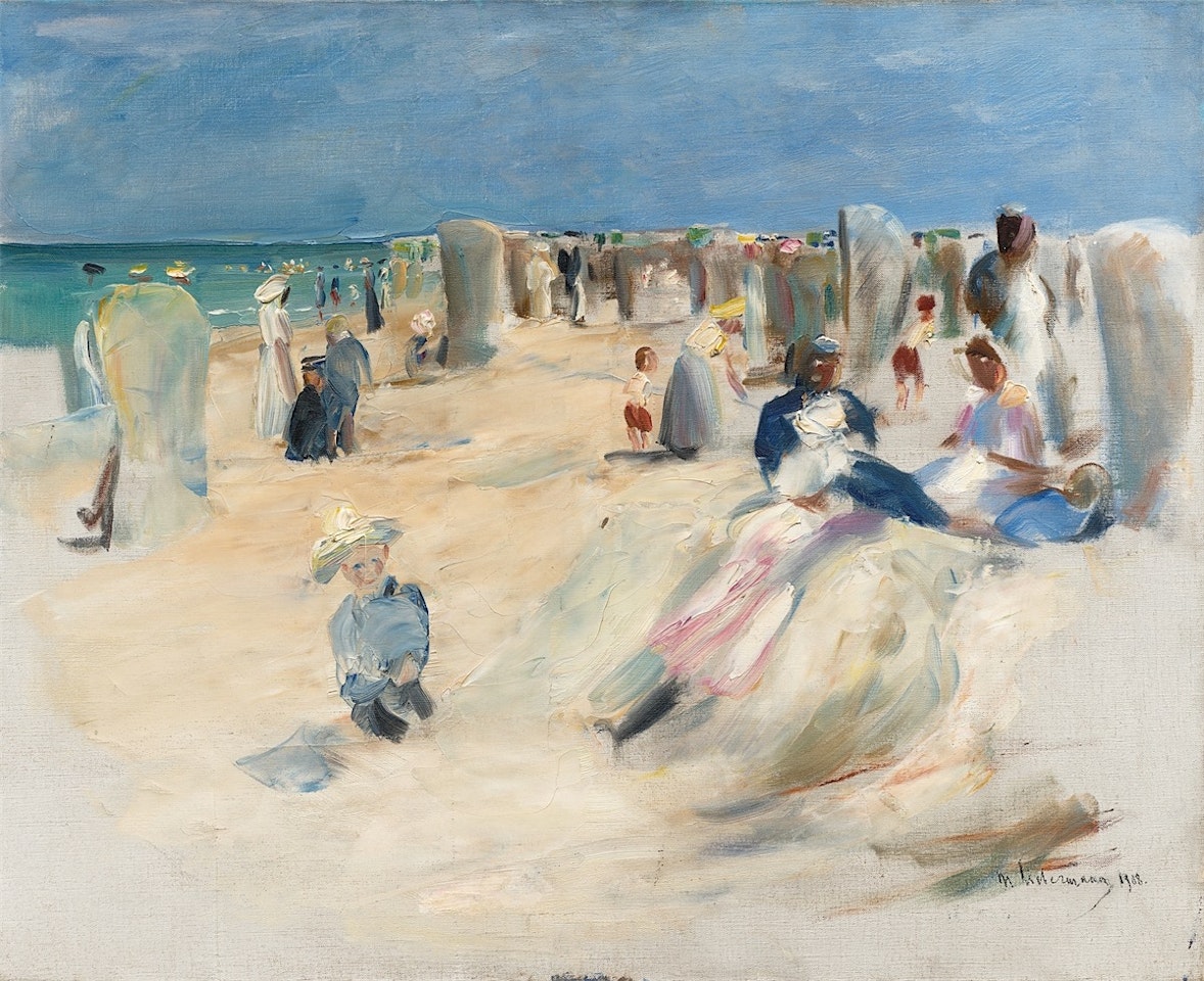 ”Am Strand von Noordwijk” by Max Liebermann