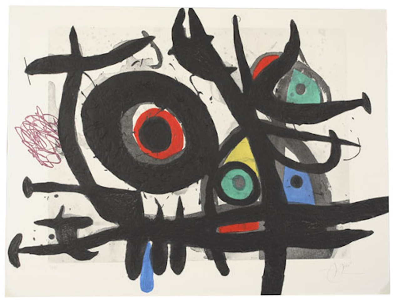 L'Oiseau Destructeur by Joan Miró