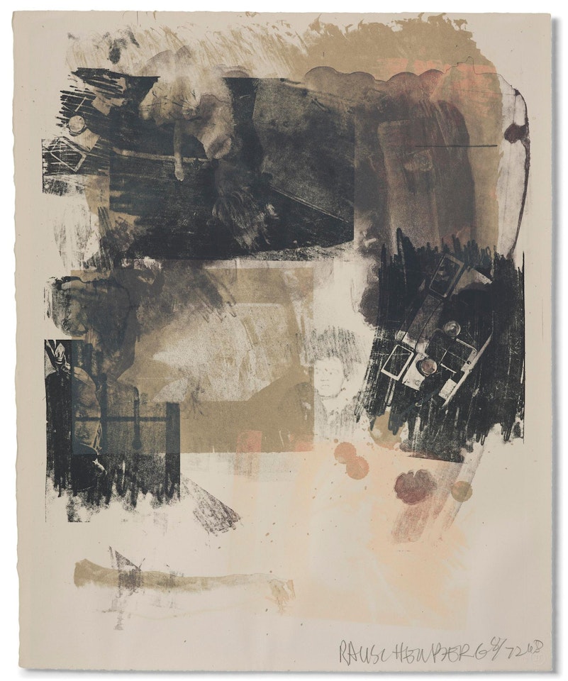 "Storyline III" from: Reels (B + C) by Robert Rauschenberg