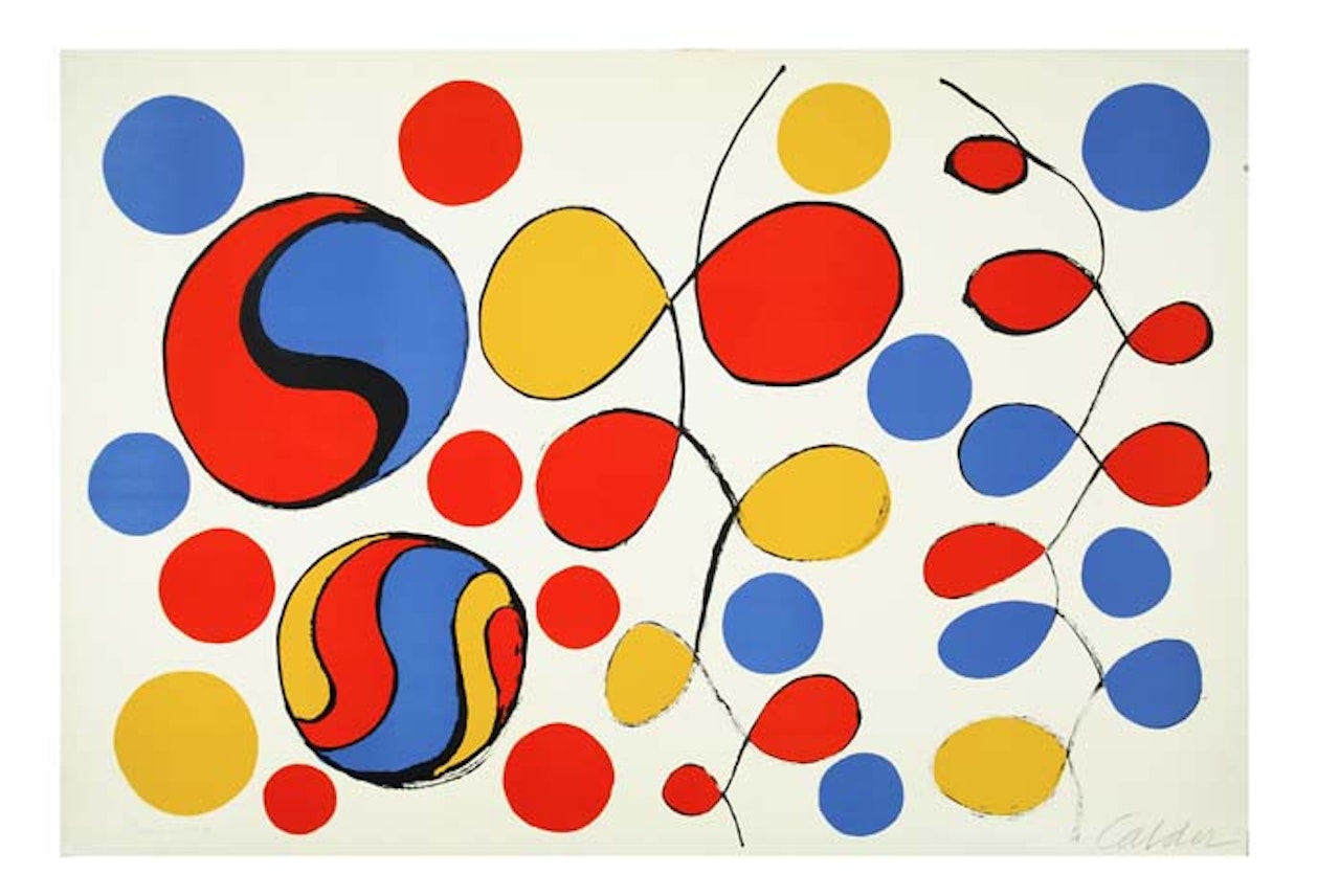 Composition with Helices and Circles by Alexander Calder