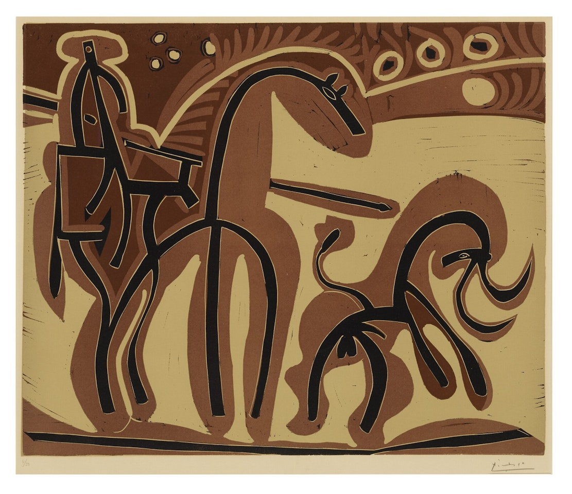 PICADOR ET TAUREAU (BLOCH 907; BAER 1229) by Pablo Picasso
