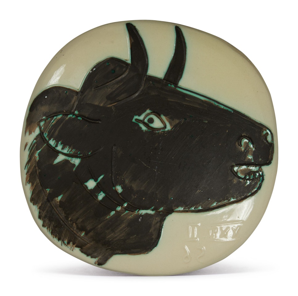 PROFIL DE TAUREAU (A.R. 317) by Pablo Picasso