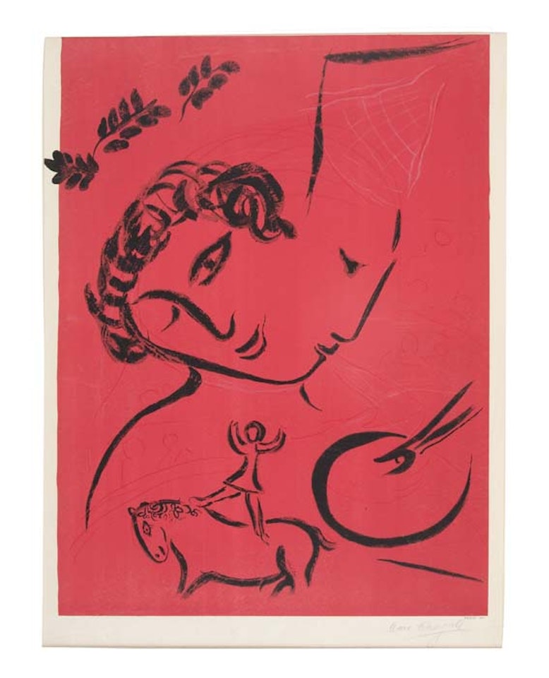 Le Peintre en Rose by Marc Chagall