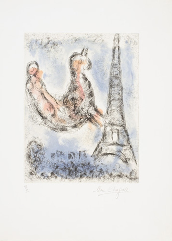 La Tour Eiffel by Marc Chagall