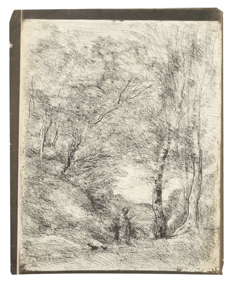 Les jardins d'Horace by Jean Baptiste Camille Corot