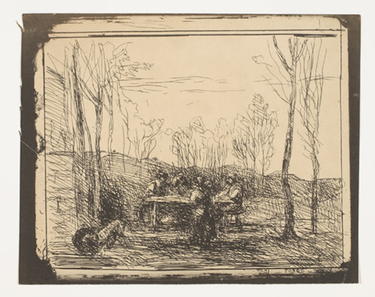 Dejeuner dans la clairiérè by Jean Baptiste Camille Corot