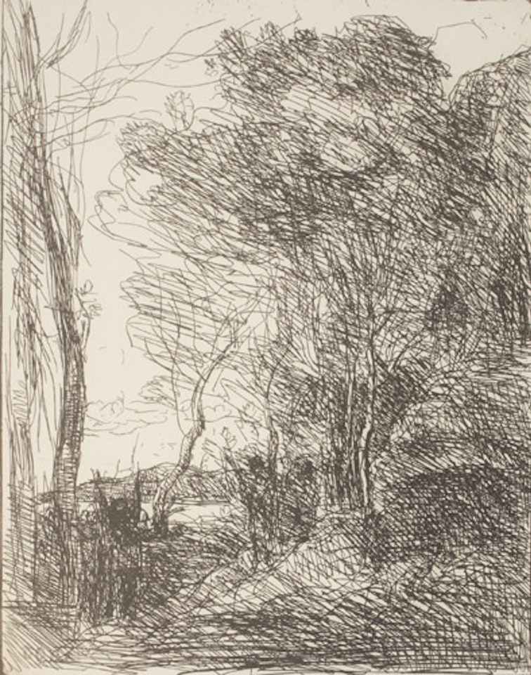 La Ronde Gauloise by Jean Baptiste Camille Corot