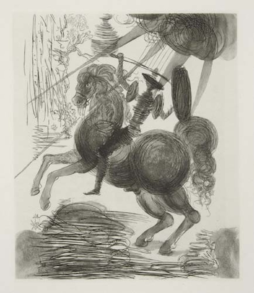 Le Château d'Otrante by Salvador Dali