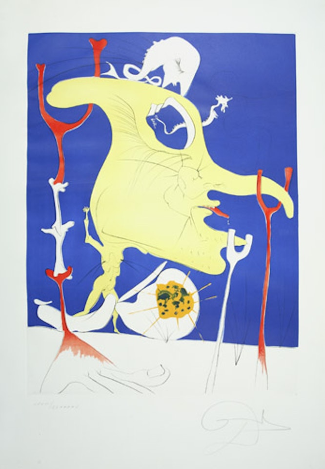 Le Dernier venu de la dernière by Salvador Dali