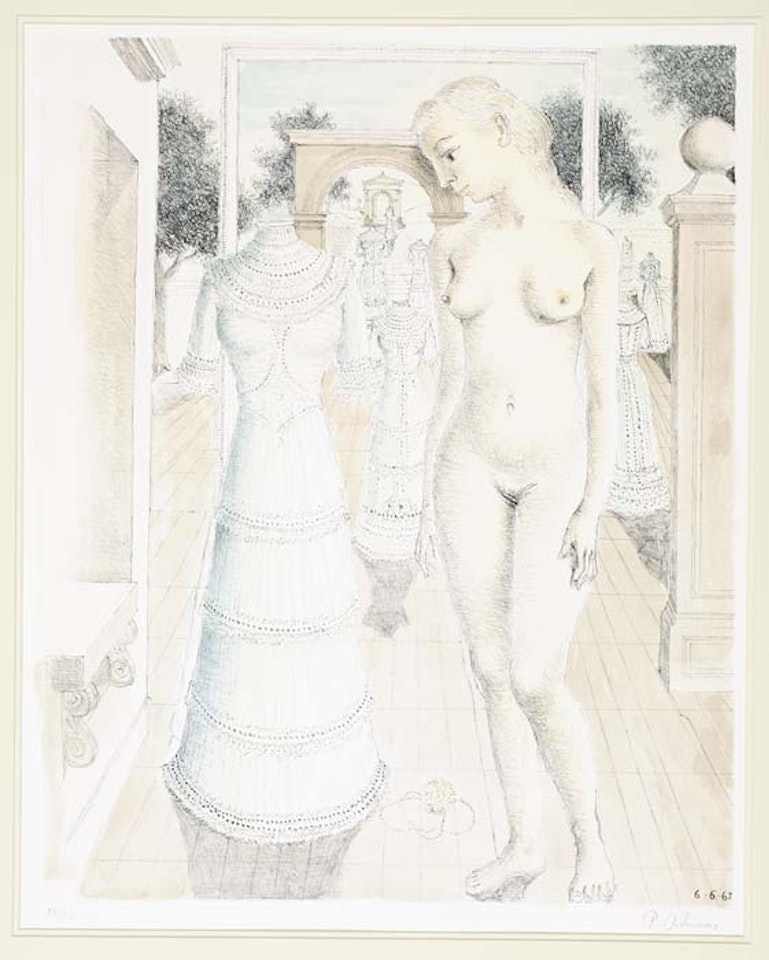 Robe de Dimanche by Paul Delvaux