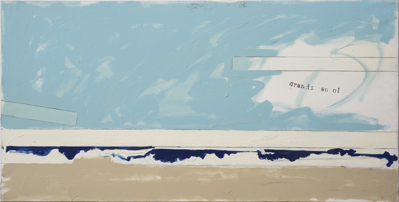 PAESAGGIO ANEMICO by Mario Schifano