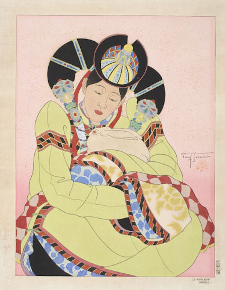 Le Remplacant, Mongole by Paul Jacoulet