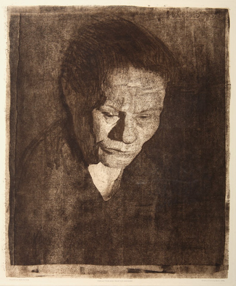 Gesenkter Frauenkopf by Kathe Kollwitz