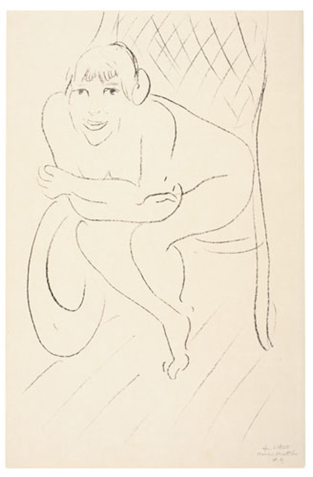 Nu au Rocking Chair by Henri Matisse