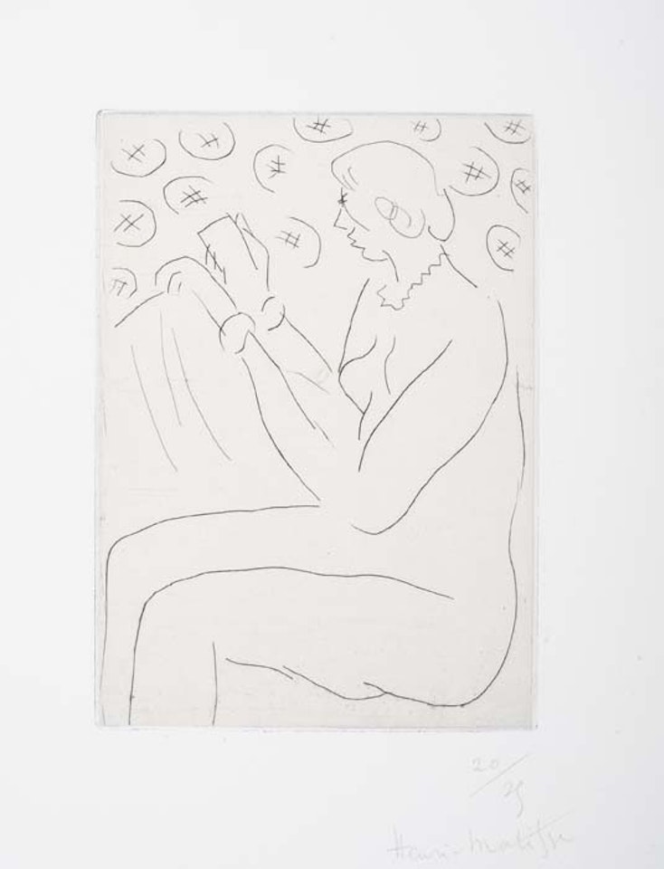 Figure lisant by Henri Matisse