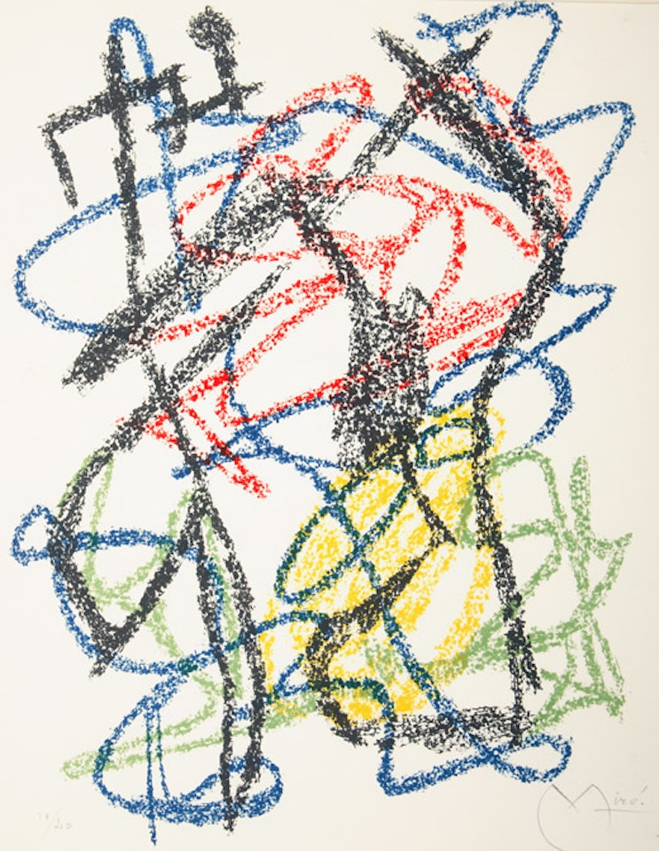 Je Travaille comme un Jardinier by Joan Miró