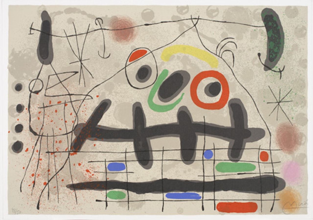 Le Lézard aux Plumes d'Or by Joan Miró