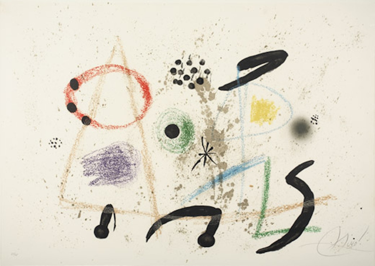 Maravillas con variaciones acrósticas by Joan Miró