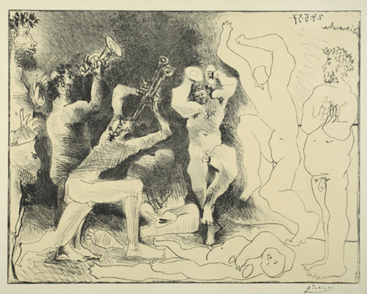 Le Danse des Faunes by Pablo Picasso