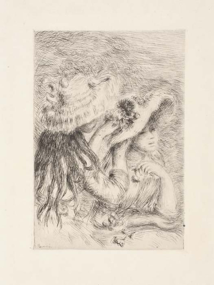 Le Chapeau Épinglé (3e planche) by Pierre-Auguste Renoir
