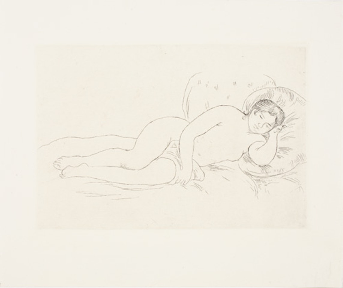 Femme nue couché , 2eme planche by Pierre-Auguste Renoir