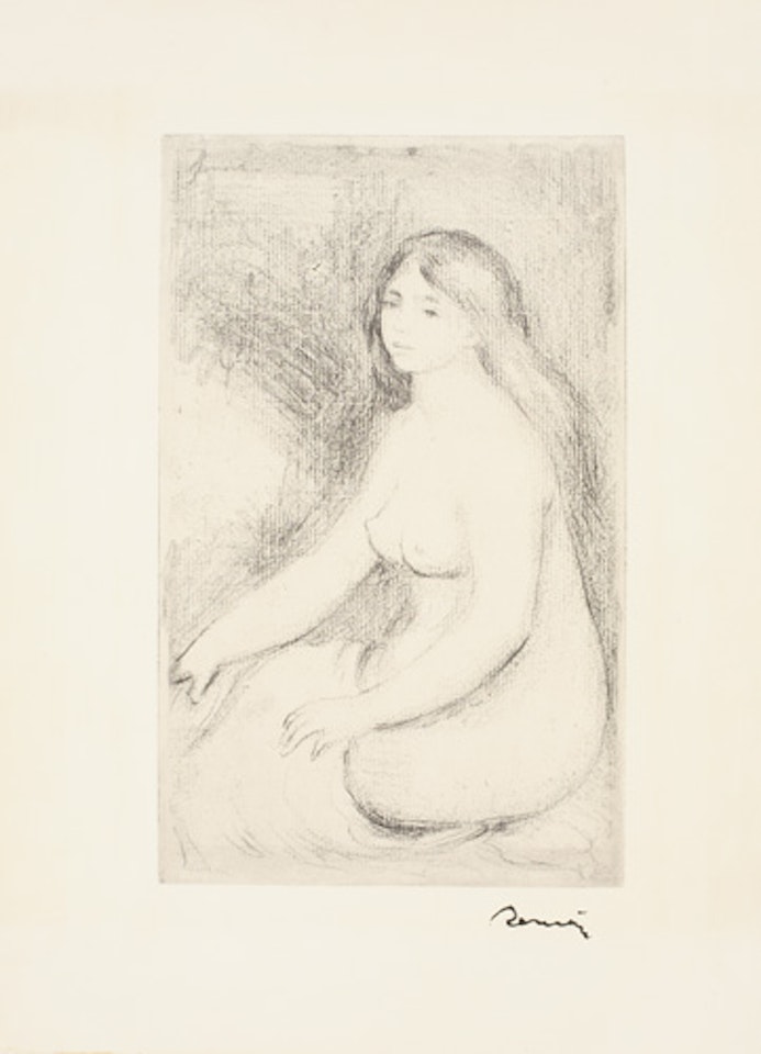 Le Baigneuse assise by Pierre-Auguste Renoir