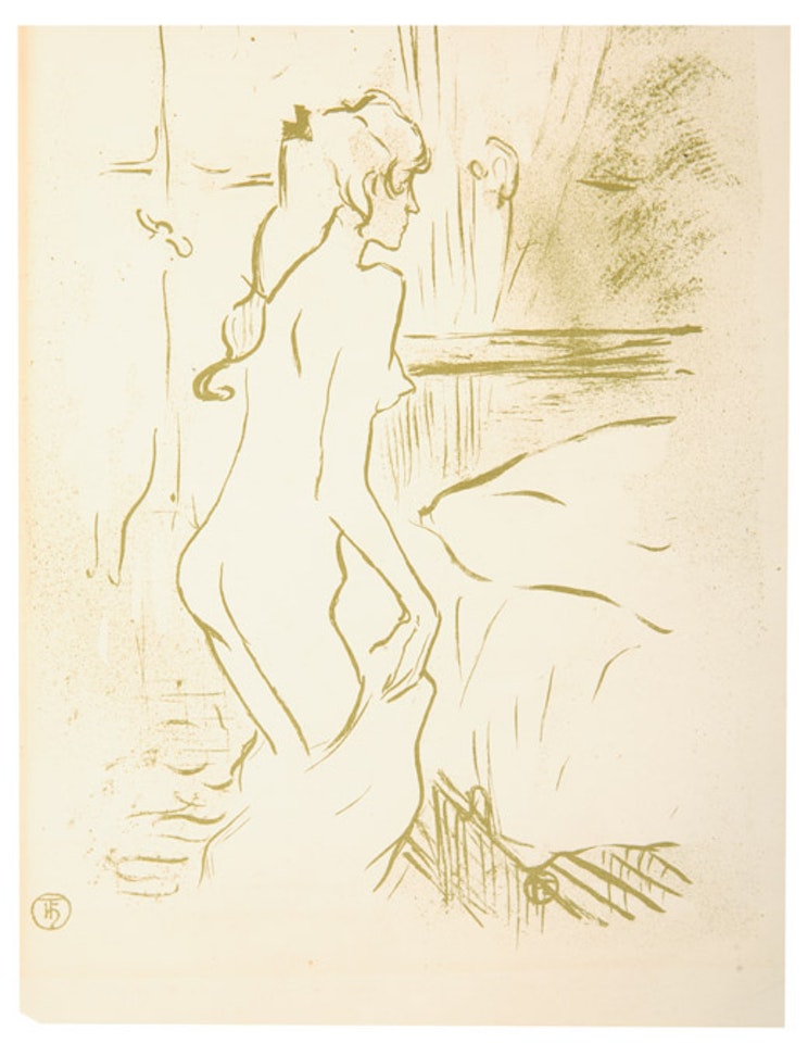 Étude de femme by Henri de Toulouse-Lautrec