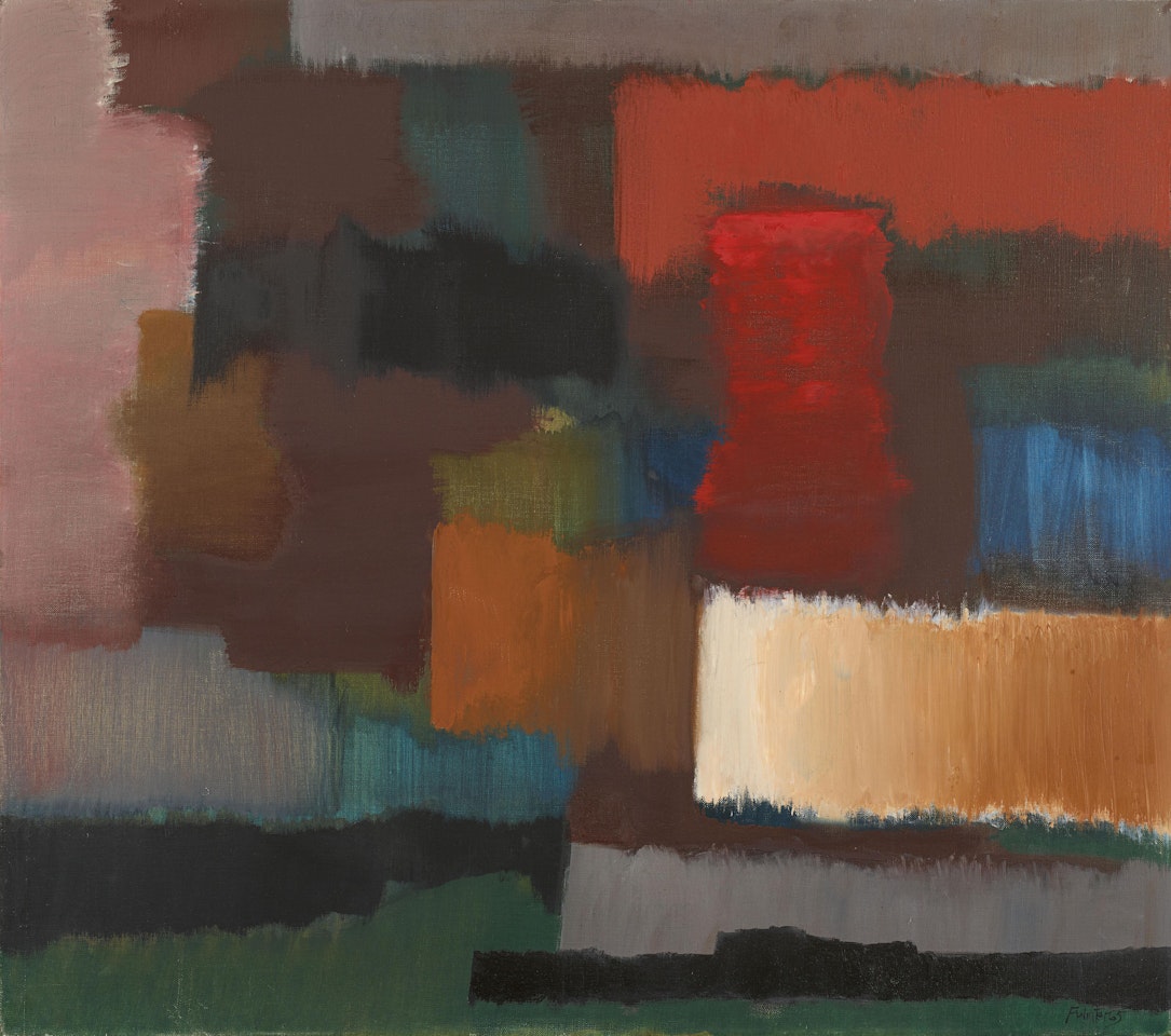 Etwas Rot by Fritz Winter