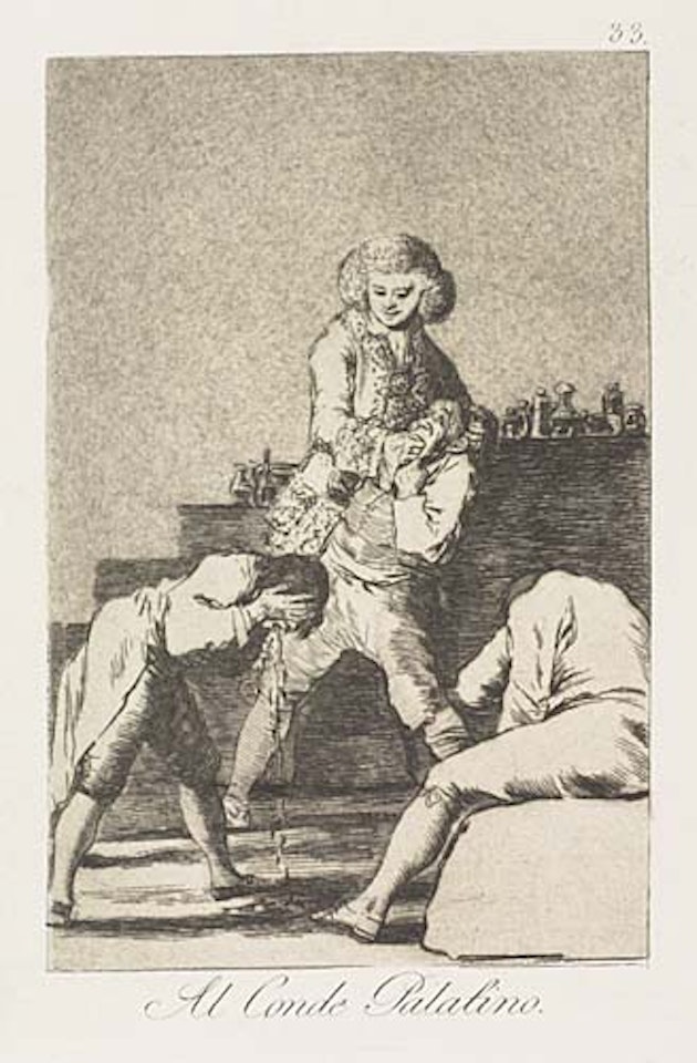Group of 12 etchings with aquatint by Francisco José de Goya