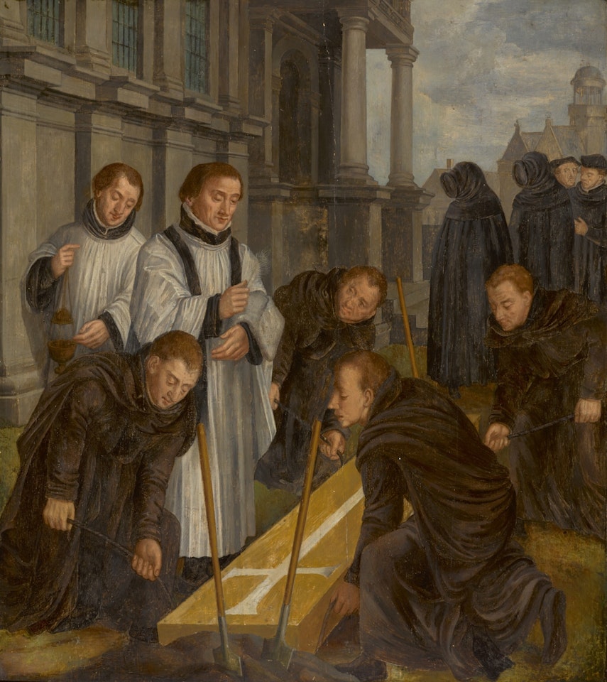 THE SEVENTH ACT OF MERCY: BURYING THE DEAD by Flemish School