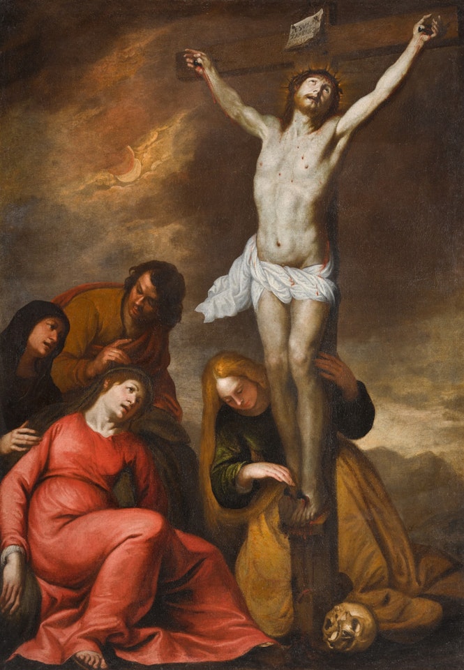 THE CRUCIFIXION by Flemish School