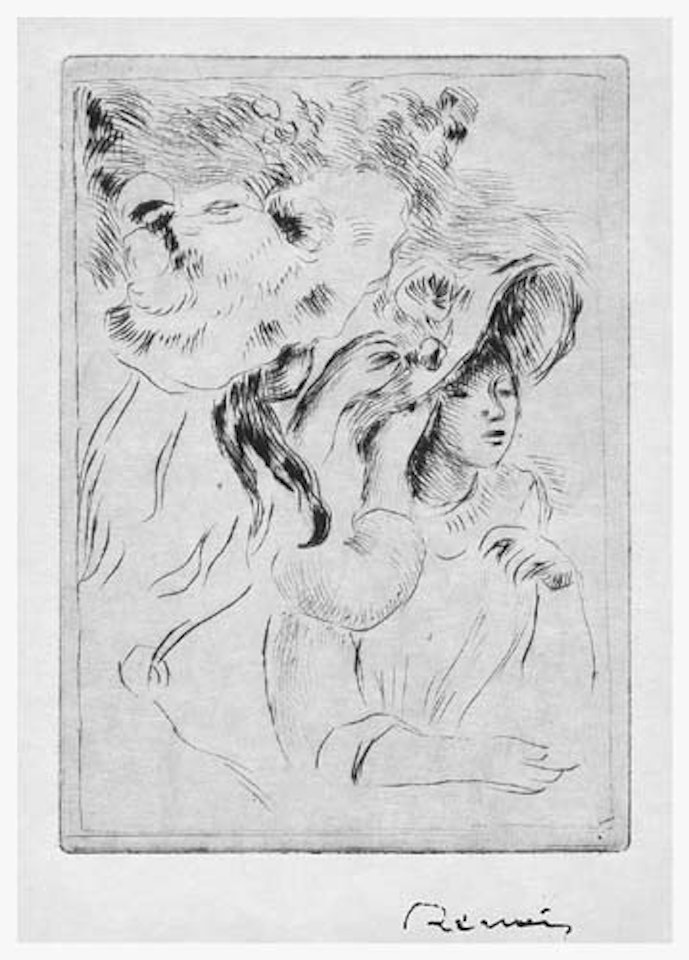 Le Chapeau Épinglé (2e planche) by Pierre-Auguste Renoir