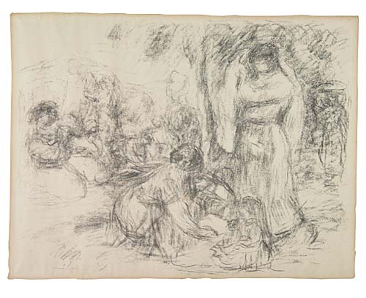 Les Laveuses (2e pensée) by Pierre-Auguste Renoir