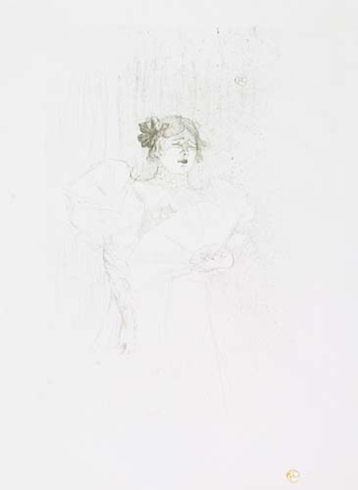 Luce Myrès, de face by Henri de Toulouse-Lautrec