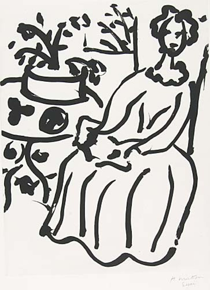 Marie-José en Robe jaune by Henri Matisse