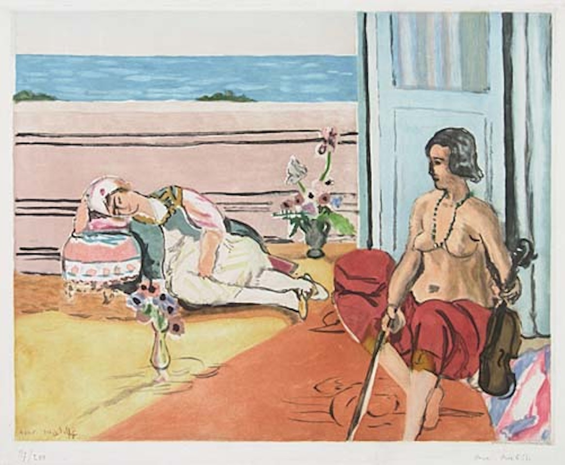 Odalisque sur la Terrace by Henri Matisse