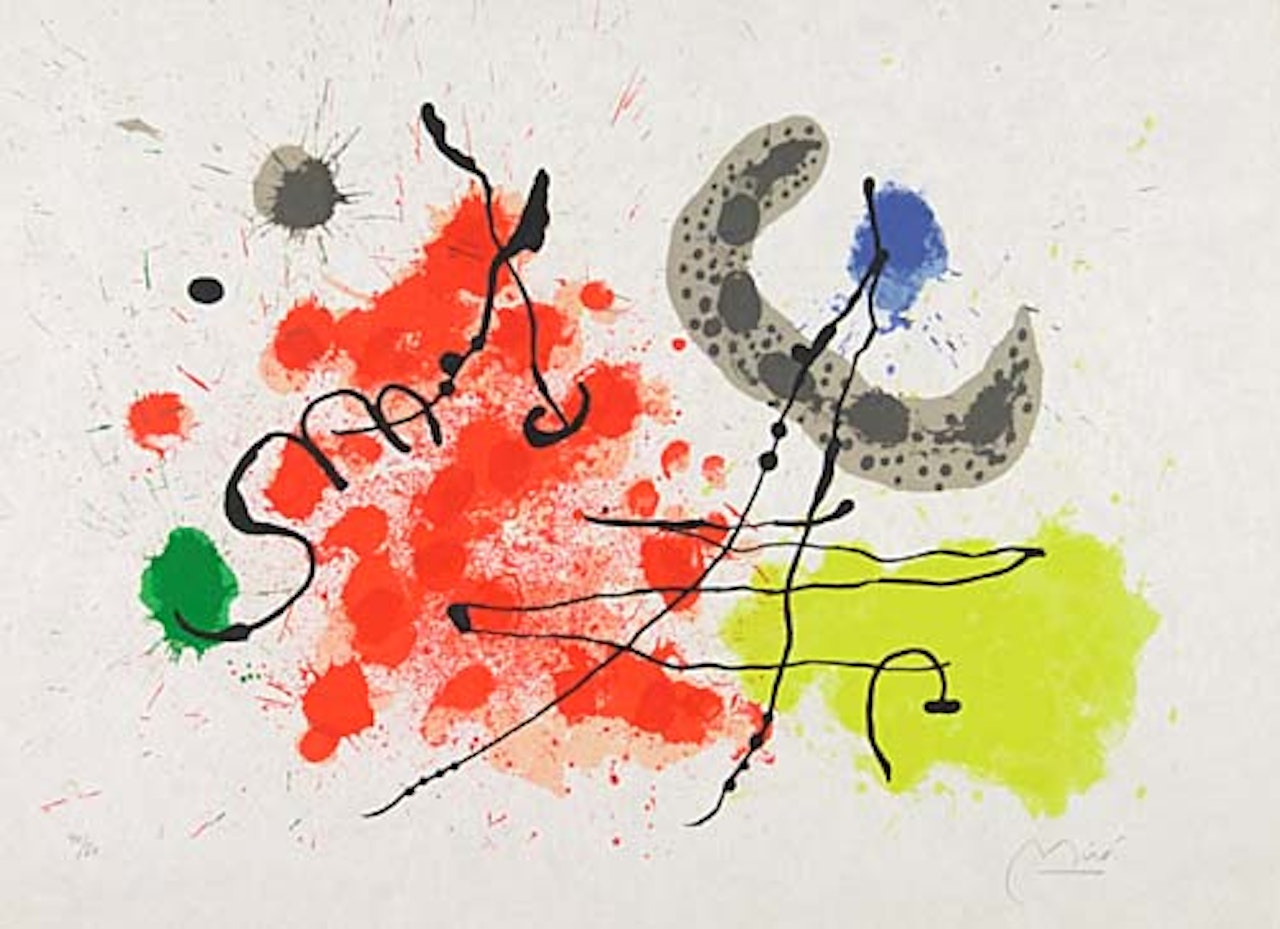 Le Lézard aux Plumes d'Or by Joan Miró