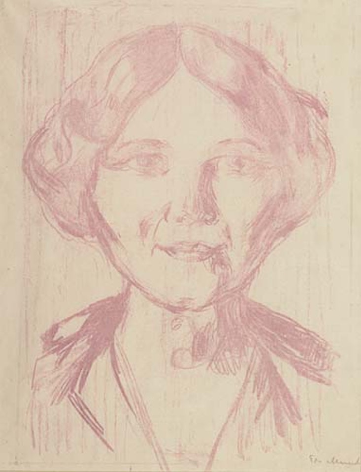 Cally Monrad by Edvard Munch