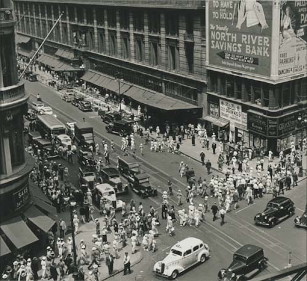 Herald Square by Berenice Abbott