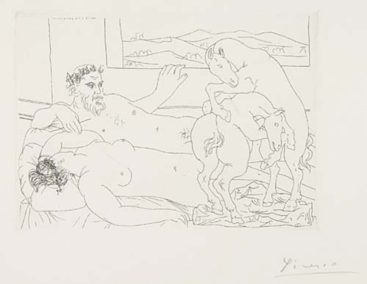 Le Repos du Sculpteur, III by Pablo Picasso